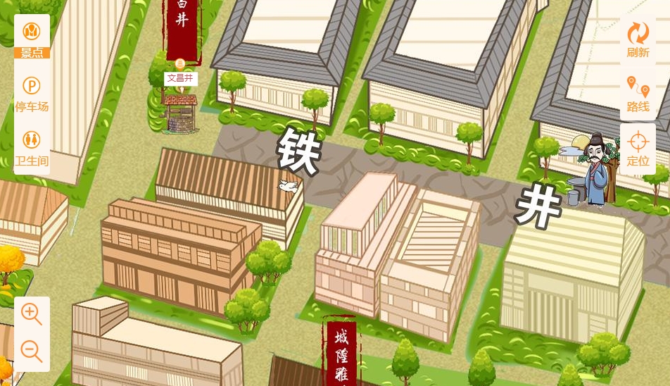 彭场镇智慧景区：手绘地图与语音导览的完美融合